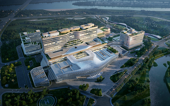 和祐國際醫(yī)院全景（完成預(yù)想圖）